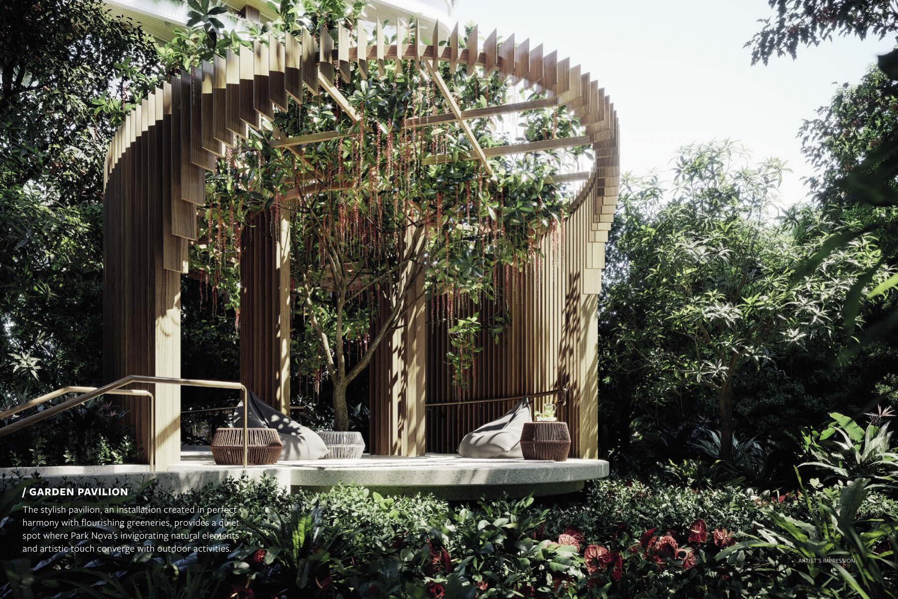 Garden pavilion (artist’s impression)